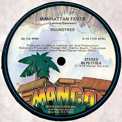 Roundtree Manhattan Fever USED VINYL 12INCH 33 S RPM