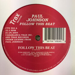 Paul Johnson Follow This Beat USED VINYL 12INCH 33 S RPM