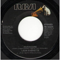 Leon Everette Hurricane USED VINYL 7INCH 45 RPM SINGLE STYRENE STEREO
