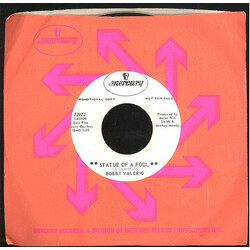 Bobby Valerio Statue Of A Fool / Soul Of A Man USED VINYL 7INCH 45 RPM SINGLE PROMO