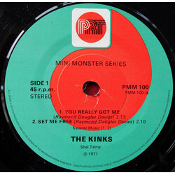 The Kinks You Really Got Me USED VINYL 7INCH 45 RPM EP REISSUE