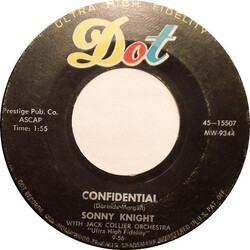 Sonny Knight Confidential / Jail Bird Vinyl 7" USED