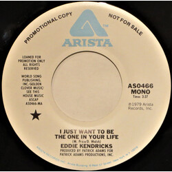Eddie Kendricks I Just Want To Be The One In Your Life USED VINYL 7INCH 45 RPM PROMO STEREO MONO