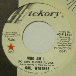 Gail Wynters Who Am I (To Give Myself Advice) USED VINYL 7INCH 45 RPM SINGLE PROMO