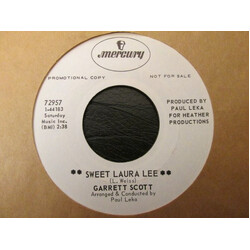 Garrett Scott Sweet Laura Lee / Now That I Love You USED VINYL 7INCH 45 RPM SINGLE PROMO STYRENE