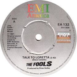 The Fools Talk To Loretta USED VINYL 7INCH 45 RPM SINGLE