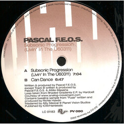 Pascal F.E.O.S. Subsonic Progression (Livin' In The U60311) USED VINYL 12INCH