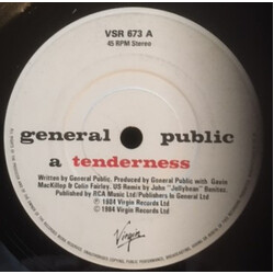 General Public Tenderness USED VINYL 7INCH 45 RPM SINGLE
