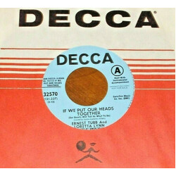 Ernest Tubb / Loretta Lynn If We Put Our Heads Together (Our Hearts Will Tell Us What To Do) USED VINYL 7INCH 45 RPM PROMO
