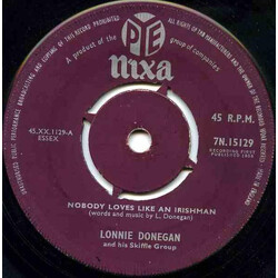 Lonnie Donegan's Skiffle Group Nobody Loves Like An Irishman Vinyl 7" USED