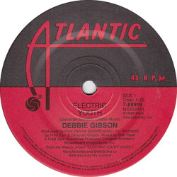 Debbie Gibson Electric Youth USED VINYL 7INCH 45 RPM SINGLE
