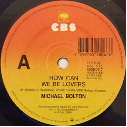 Michael Bolton How Can We Be Lovers USED VINYL 7INCH 45 RPM SINGLE