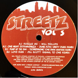 Various Streetz Vol 3 USED VINYL 12INCH UNOFFICIAL RELEASE EP
