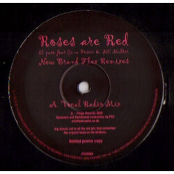 El Paso / Gina Foster / MC Miller Roses Are Red (New Brand Flex Remixes) USED VINYL 12INCH LIMITED EDITION PROMO