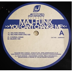 Maj-Funk You Can't Change Me USED VINYL 12INCH 33 S RPM