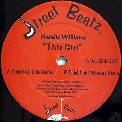 Natalie Williams This Girl (Remixes) USED VINYL 12INCH