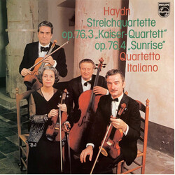 Joseph Haydn / Quartetto Italiano String Quartets Op. 76 No. 3 Emperor Op. 76 No 4 Sunrise Vinyl LP USED