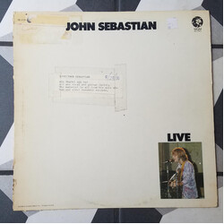 John Sebastian Live Vinyl LP USED