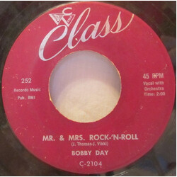 Bobby Day Mr. & Mrs. Rock-'N-Roll / Gotta New Girl USED VINYL 7INCH 45 RPM