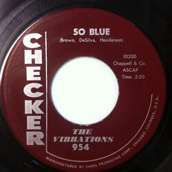 The Vibrations So Blue / Love Me Like You Should USED VINYL 7INCH 45 RPM