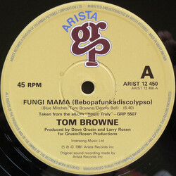 Tom Browne Fungi Mama (Bebopafunkadiscolypso) / Funkin' For Jamaica - Remix USED VINYL 12INCH 45 RPM SINGLE