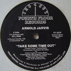 Arnold Jarvis Take Some Time Out USED VINYL 12INCH 33 S RPM