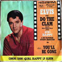 Elvis Presley / The Jordanaires Do The Clam USED VINYL 7INCH 45 RPM SINGLE MONO