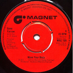 Gene Farrow With G.F. Band Move Your Body USED VINYL 7INCH 45 RPM