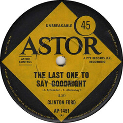Clinton Ford The Last One To Say Goodnight USED VINYL 7INCH 45 RPM SINGLE