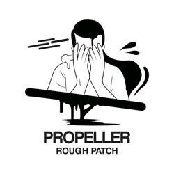 Propeller (12) Rough Patch USED VINYL 7INCH EP LIMITED EDITION NUMBERED REISSUE