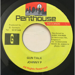 Johnny P Gun Talk USED VINYL 7INCH 45 RPM