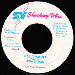Powerman Gal A Wah So USED VINYL 7INCH 45 RPM