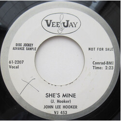 John Lee Hooker She's Mine USED VINYL 7INCH SINGLE PROMO