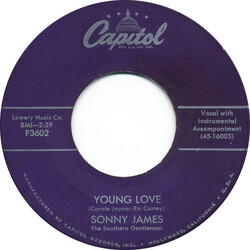 Sonny James Young Love / You're The Reason I'm In Love USED VINYL 7INCH 45 RPM SINGLE