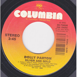 Dolly Parton Silver And Gold / Runaway Feelin' USED VINYL 7INCH 45 RPM SINGLE STYRENE STEREO