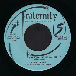 Bobby Bare / Johnny And The Jokers (2) I'm Hangin' Up My Rifle / That's Where I Want To Be USED VINYL 7INCH 45 RPM