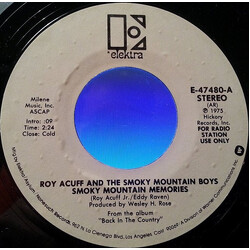 Roy Acuff And His Smoky Mountain Boys Smoky Mountain Memories / What Have They Done To The Trains USED VINYL 7INCH 45 RPM PROMO STEREO
