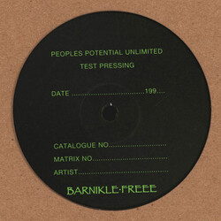 Barnikle Freee Koincidence USED VINYL 12INCH EP TEST PRESSING