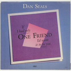 Dan Seals One Friend Vinyl 7" USED