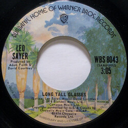 Leo Sayer Long Tall Glasses Vinyl 7" USED