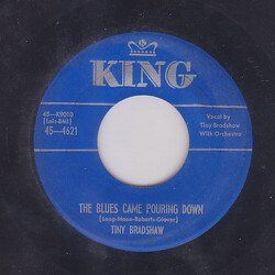 Tiny Bradshaw The Blues Came Pouring Down / Heavy Juice USED VINYL 7INCH 45 RPM