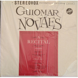 Guiomar Novaes A Recital Vinyl LP USED