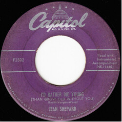 Jean Shepard I'd Rather Die Young / A Dear John Letter USED VINYL 7INCH 45 RPM
