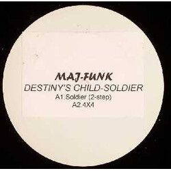 Destiny's Child / Gwen Stefani Soldier / What You Waiting For (Maj-Funk Remixes) USED VINYL 12INCH UNOFFICIAL RELEASE WHITE LABEL