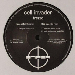 Cell Invader Frezzo USED VINYL 12INCH