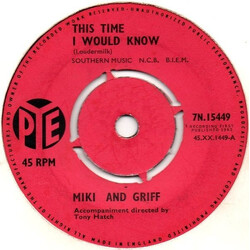 Miki & Griff This Time I Would Know USED VINYL 7INCH SINGLE 45 RPM