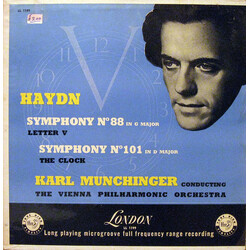Joseph Haydn / Karl Münchinger / Wiener Philharmoniker Symphony N°88 / Symphony N°101 Vinyl LP USED