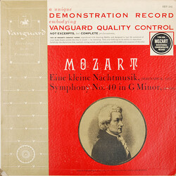 Wolfgang Amadeus Mozart / Felix Prohaska / Orchester Der Wiener Staatsoper Eine Kleine Nachtmusik, (Serenade, K. 525) /  Symphony No. 40 In G Minor, (