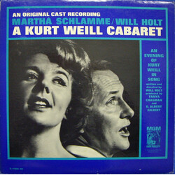 Martha Schlamme / Will Holt A Kurt Weill Cabaret Vinyl LP USED