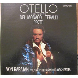 Herbert Von Karajan / Wiener Philharmoniker / Roberto Benaglio / Wiener Staatsopernchor Otello Highlights Vinyl LP USED